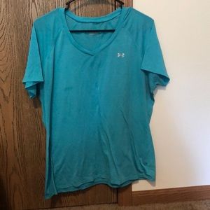 Blue UA v neck